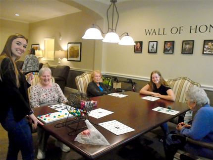 staff is trained in Alzheimer’s and Dementia